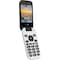 Doro 6621 mobiltelefon (svart/vit)