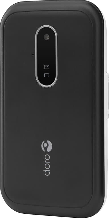 Doro 6621 mobiltelefon (svart/vit)