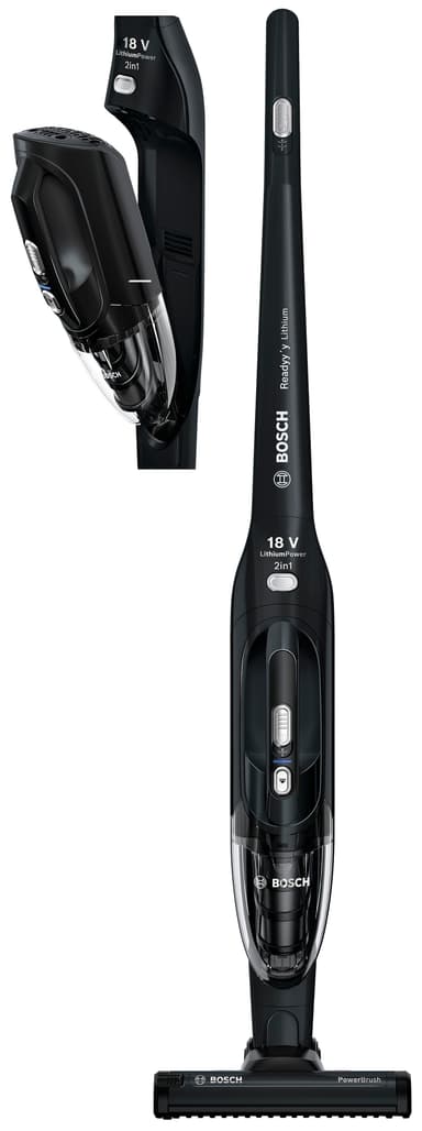 Bosch Readyy'y sladdlös skaftdammsugare (svart)