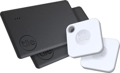 Tile Mate + Tile Slim tracker 4pack (svart/vit) Elgiganten