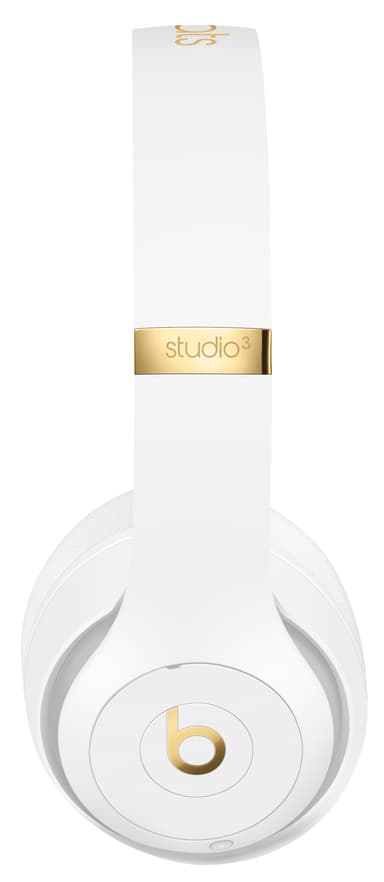 Beats Studio3 trådlösa around-ear hörlurar (vit)