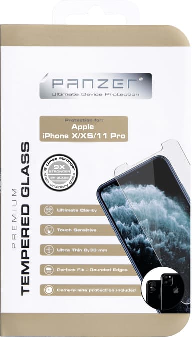 Panzer TG skärmskydd för iPhone 11 Pro/XS/X