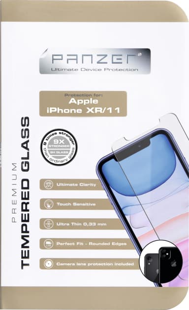 Panzer TG skärmskydd för iPhone 11/XR