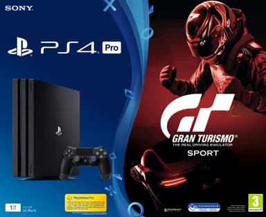 PlayStation 4 Pro 1 TB + Gran Turismo Sport