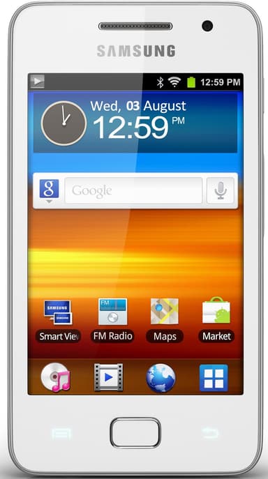 Samsung Galaxy S 3,6" WiFi MP4-spelare YP-GS1CW (vit)
