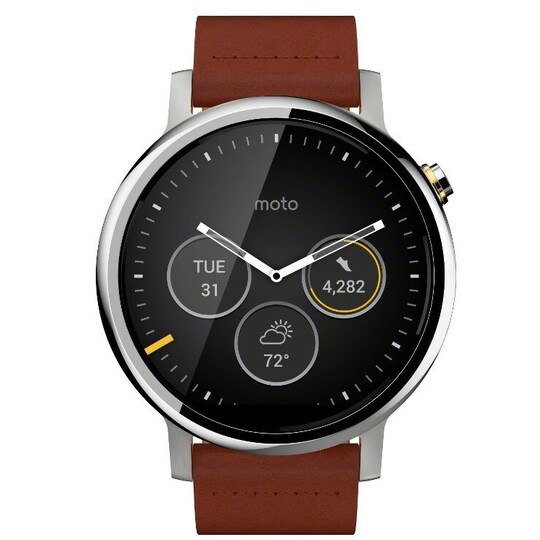 Moto 360 2 Smartwatch (large/brun)