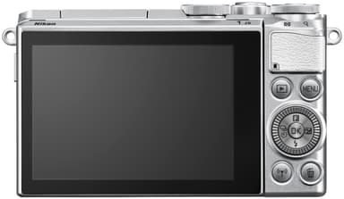 Nikon 1 J5 Hybridkamera + 10-30 mm objektiv (vit)