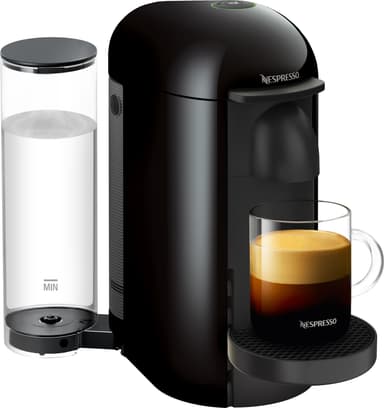 Nespresso VertuoPlus kaffe kapselmaskin (svart)