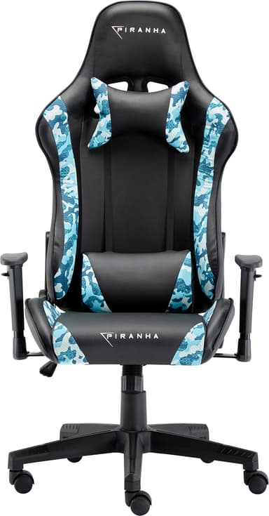 Piranha Bite gamingstol (blå camo)