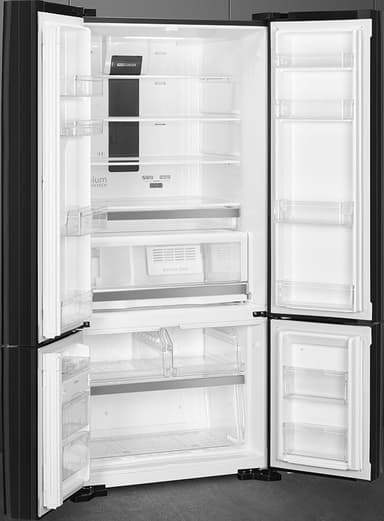 Smeg side by side FAB38LBL (svart)
