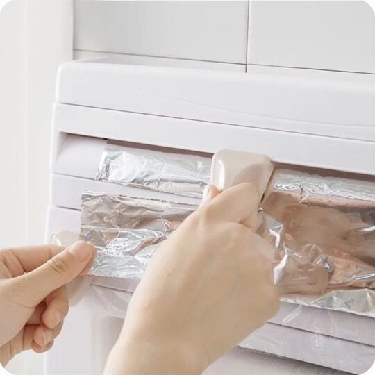 Vägghållare för plastfolie / aluminiumfolie & hushållspapper