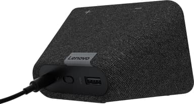 Lenovo Smart Väckarklocka med inbyggd Google Assistant (svart)