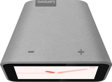 Lenovo Smart Clock med inbyggd Google Assistant (grå)