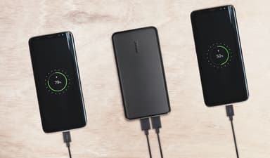 Trust Esla Thin 10,000 mAh powerbank (svartr)