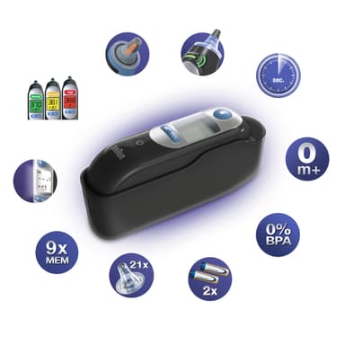 Braun ThermoScan 7 Age Precision örontermometer IRT6520BWE (svart)