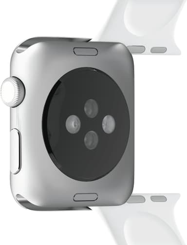 Puro Icon sportarmband av silikon för Apple Watch 38-41 mm (vit)