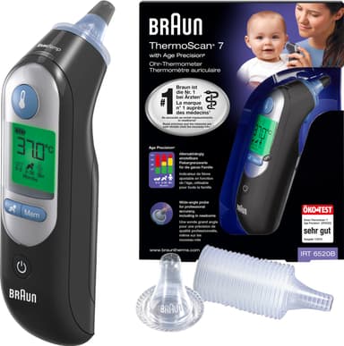 Braun ThermoScan 7 Age Precision örontermometer IRT6520BWE (svart)