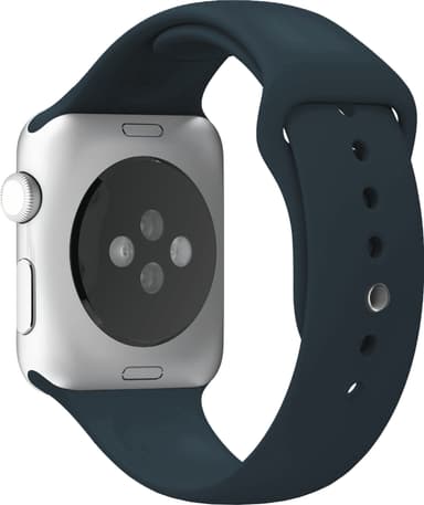 Puro Icon sportarmband av silikon för Apple Watch 42-45 mm (marinblå)