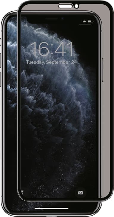 Panzer Full-Fit 2-Way skärmskydd för iPhone X/Xs/11 Pro (svart)