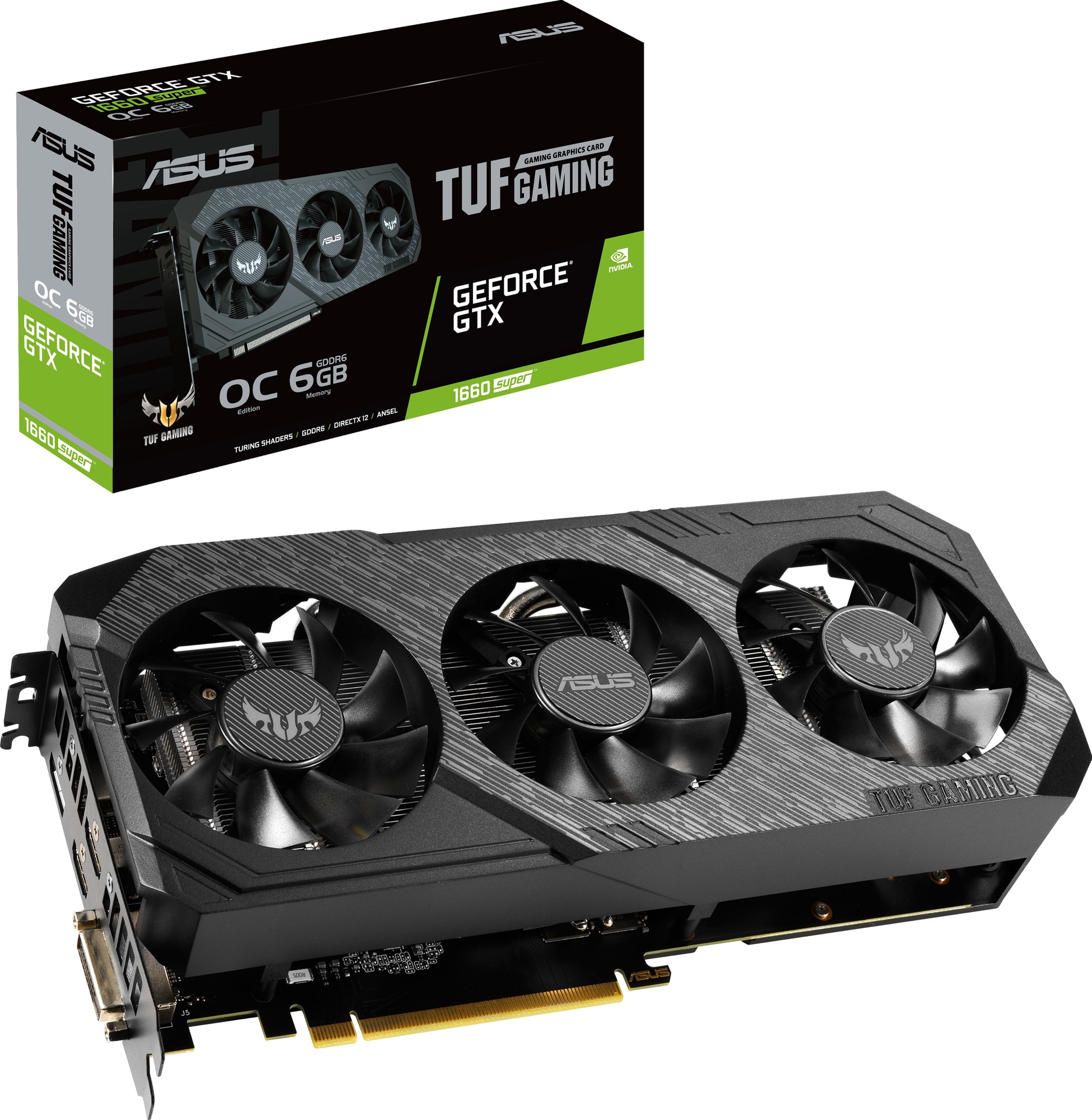 最新入荷 ASUS NVIDIA GeForce GTX1660 SUPER 6G 箱なし PCパーツ