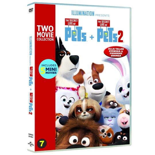 SECRET LIFE OF PETS 1+2 (DVD)