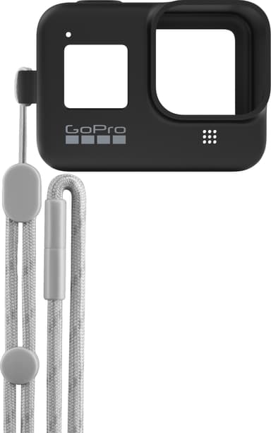 GoPro sleeve + nyckelband (svart)