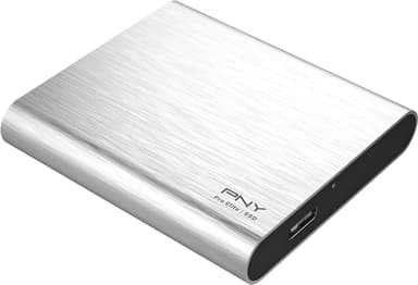 PNY Pro Elite USB-C 3.1 portabel SSD 500 GB (silver)