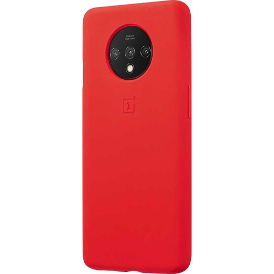 OnePlus 7T silikonfodral (rött)