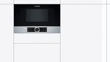 Bosch mikrovågsugn BFR634GS1 inbyggd