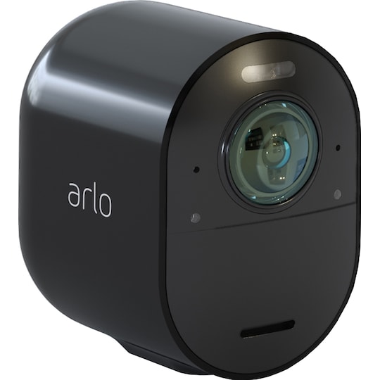 Arlo Ultra 4K trådlös övervakningskameraa (extrakamera,svart)