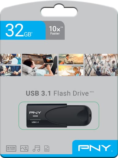 PNY Attache 4 USB 3.1 minne 32 GB