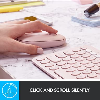 Logitech Pebble M350 trådlös mus (rosé)