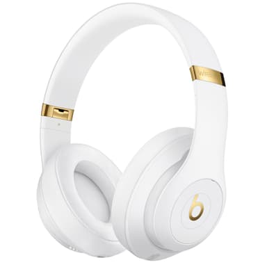 Beats Studio3 trådlösa around-ear hörlurar (vit)