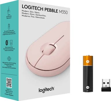 Logitech Pebble M350 trådlös mus (rosé)