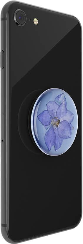 Popsockets mobilhållare (pressed flower larkspur)