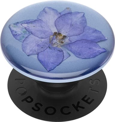 Popsockets mobilhållare (pressed flower larkspur)