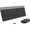 Logitech MK470 Slim Combo mus och tangentbord (grafit)