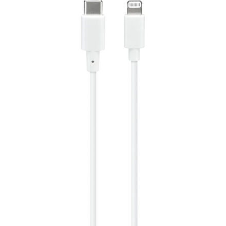 Sandstrøm USB-C to Lightning-kabel 1m (vit)