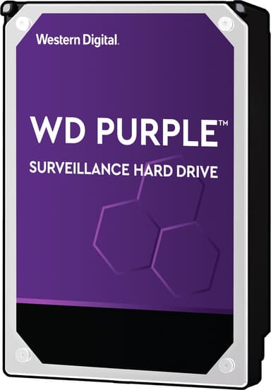 WD Purple Surveillance 3.5" intern hårddisk (6 TB)