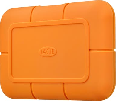 LaCie Rugged SSD 500 GB extern hårddisk (orange)