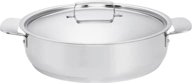 Fiskars All Steel stekfat med lock 1023764 (28 cm diameter)