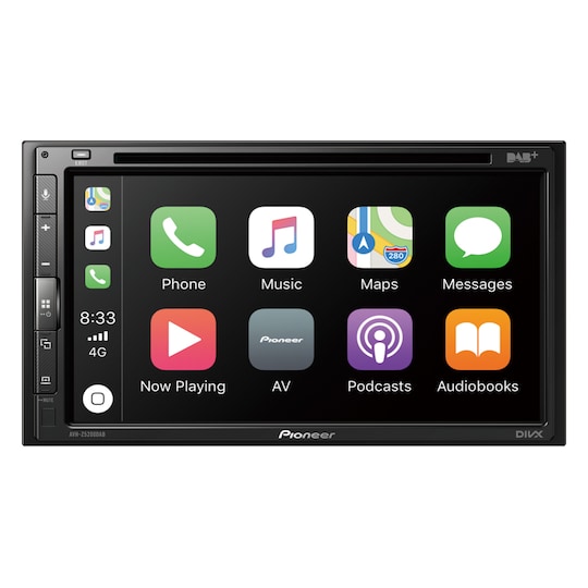 Pioneer AVH-Z5200DAB Multimediaspelare DAB radio/Apple CarPlay