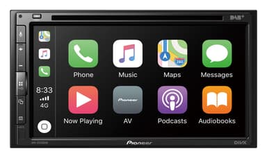 Pioneer AVH-Z5200DAB Multimediaspelare DAB radio/Apple CarPlay