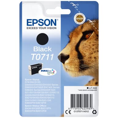 Epson bläckpatron DuraBrite Ultra T071 Svart