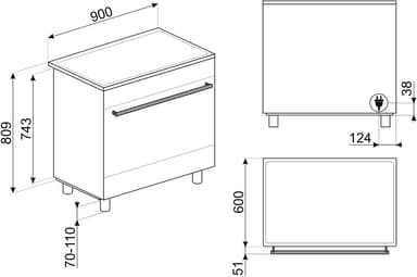 Smeg Classic induktionsspis C9IMX91