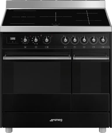 Smeg Serie Symphony Induktionsspis C92IPBL9-1 (90cm)