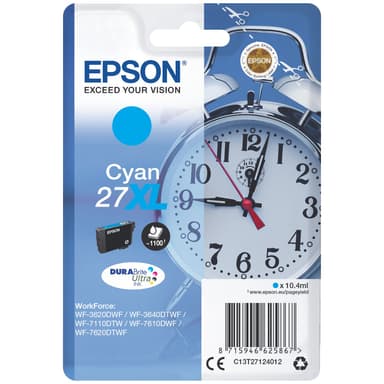 Epson bläckpatron DuraBrite Ultra 27XL Cyan