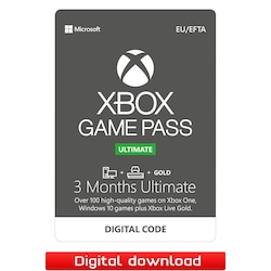 Xbox Game Pass Ultimate 3 månaders prenumeration - XBOX One,PC Windows