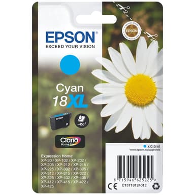 Epson bläckpatron Claria Home 18XL Cyan
