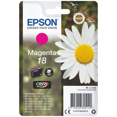 Epson bläckpatron Claria Home 18 Magenta